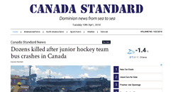 Desktop Screenshot of canadastandard.com